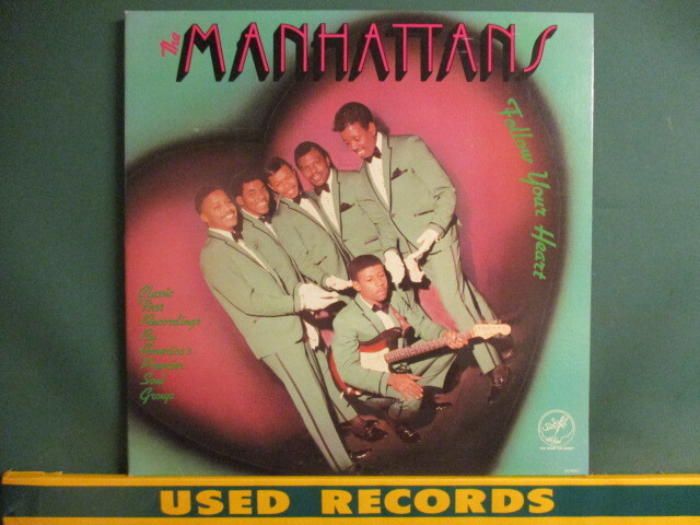 ★ The Manhattans : Follow Your Heart LP ☆ (( BEST / '65~'67年ヒット曲集!! / 落札5点で送料当方負担拍卖