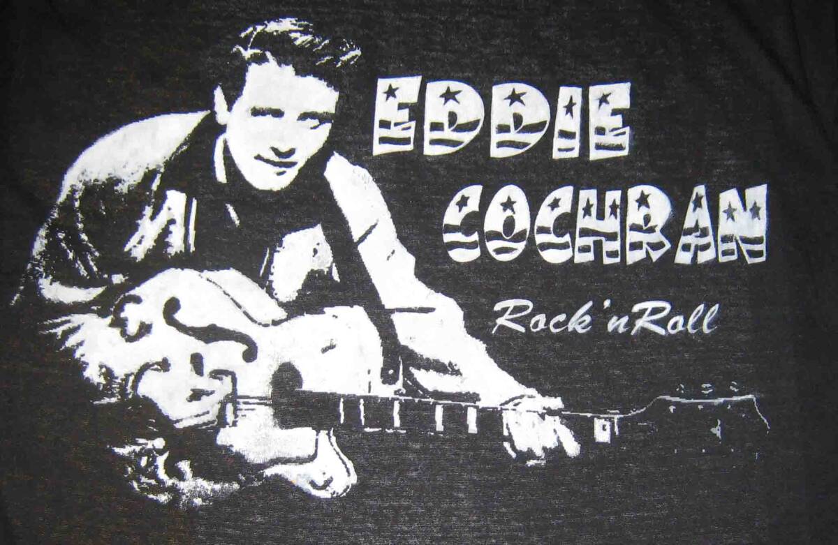 エディ・コクラン Eddie Cochran ロックンロール ロンT 黒拍卖