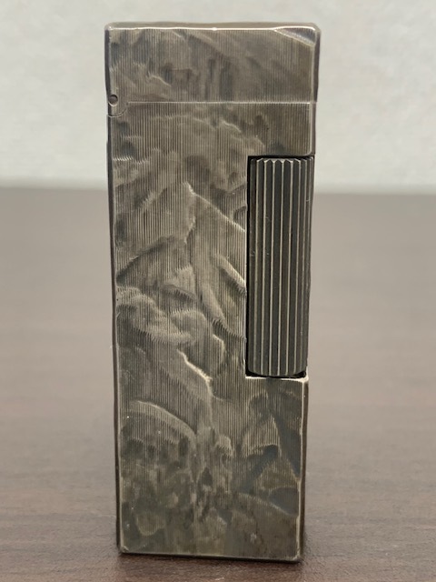 ★ Dunhill ダンヒル ★ ダンヒル ガス ライター シルバー 喫煙具 着火未確認 拍卖