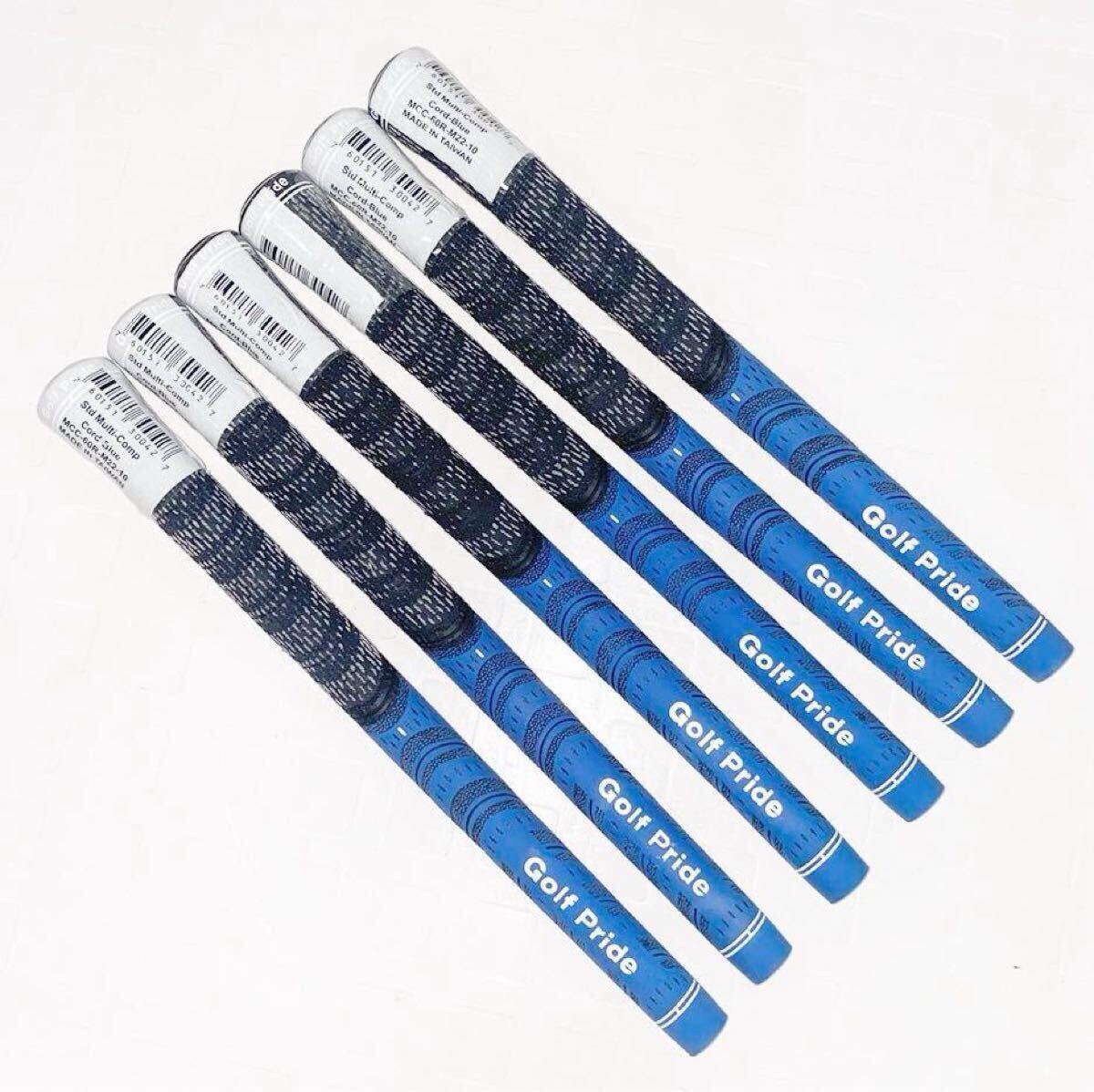 ゴルフプライド マルチ コンパウンドMCC-60R バックライン無し ブルー6本セット 拍卖