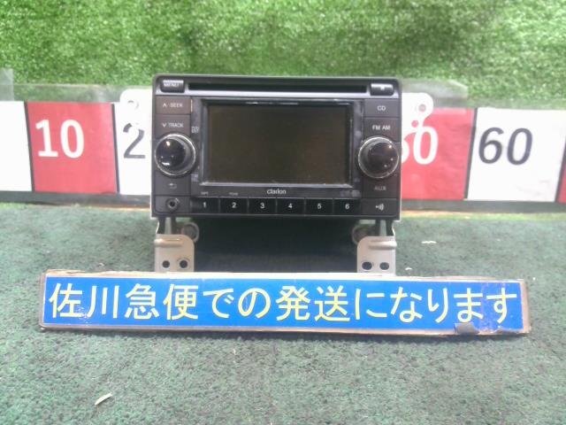 マツダ純正 クラリオン PT-3400U A9C1V6200 オーディオ コンポ デッキ CD/ラジオ確認済み ブラケット付 傷・文字擦れ有り 現状販売 中古拍卖
