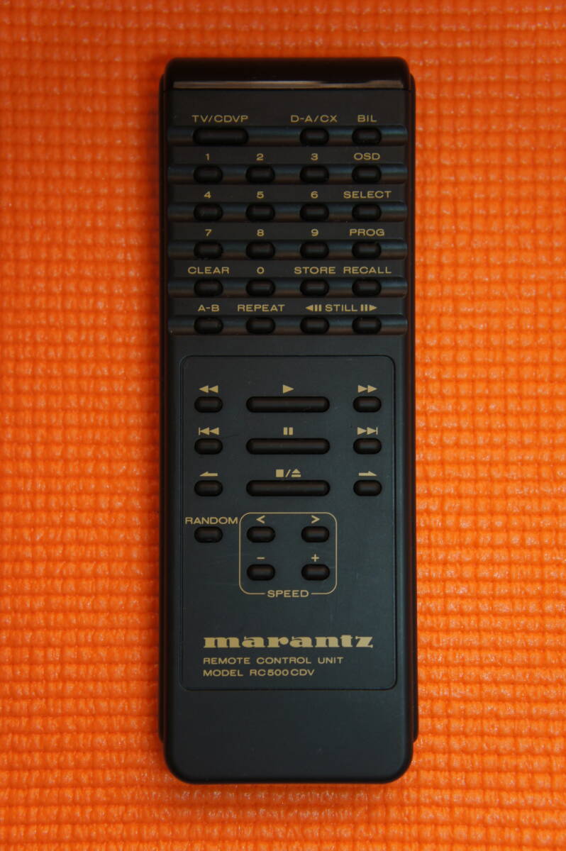 【中古・美品】★marantz:オーディオ用リモコン(RC500CDV)★拍卖