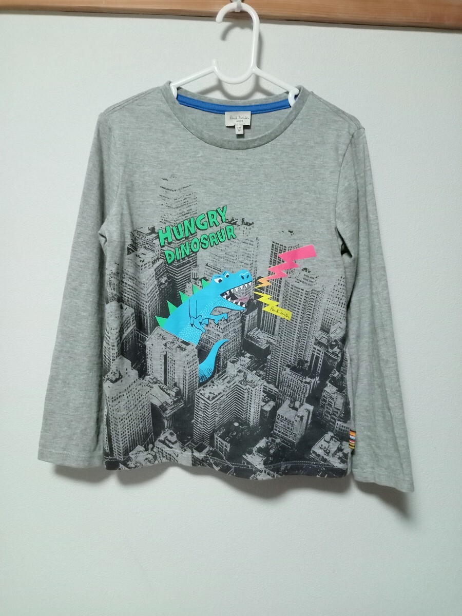 Paul Smith JUNIOR(ポールスミスジュニア)ダイナソー柄 ロングTシャツ 120 長袖Tシャツ 恐竜拍卖