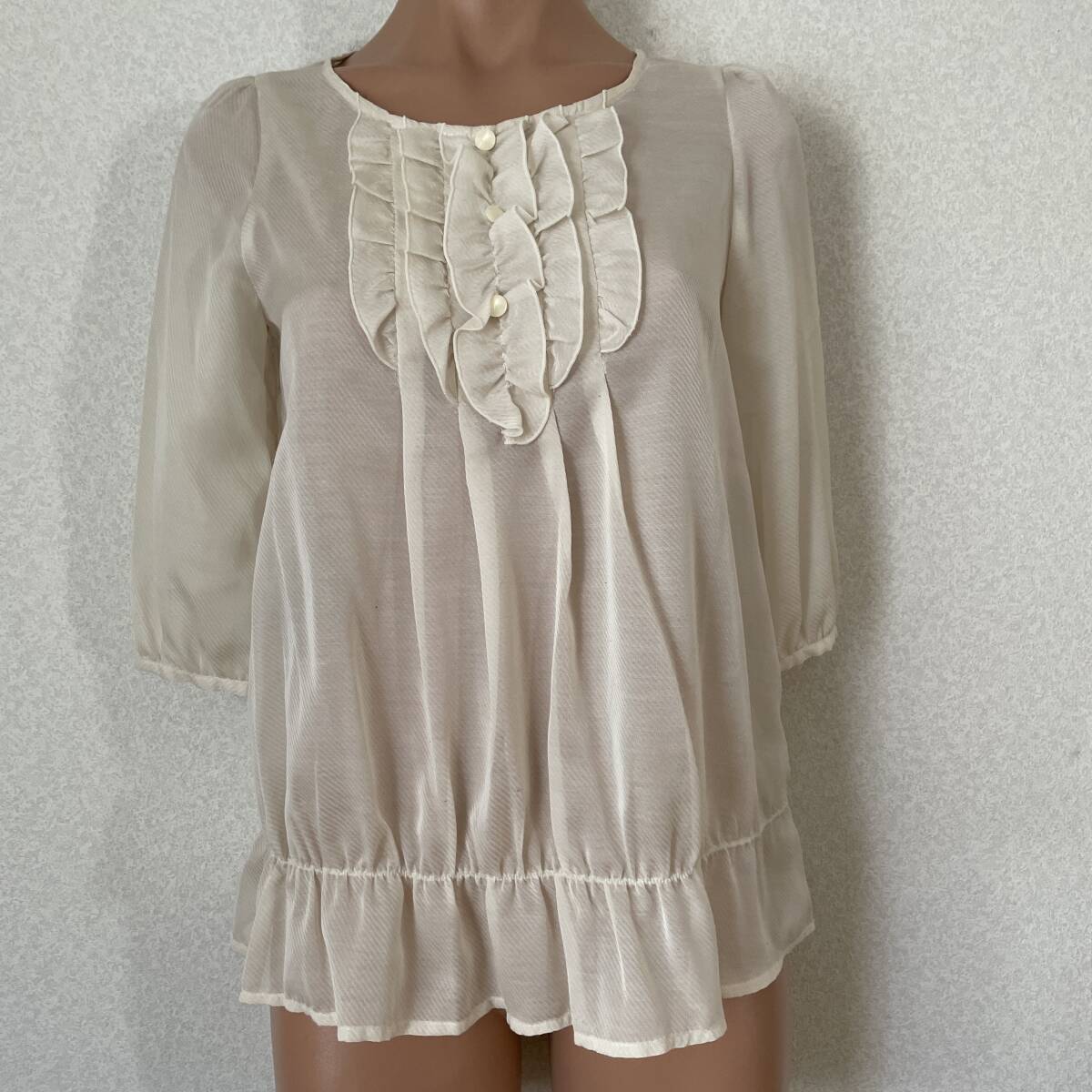 LIMESTONE ライムストーン 7分袖 ブラウス 9R拍卖