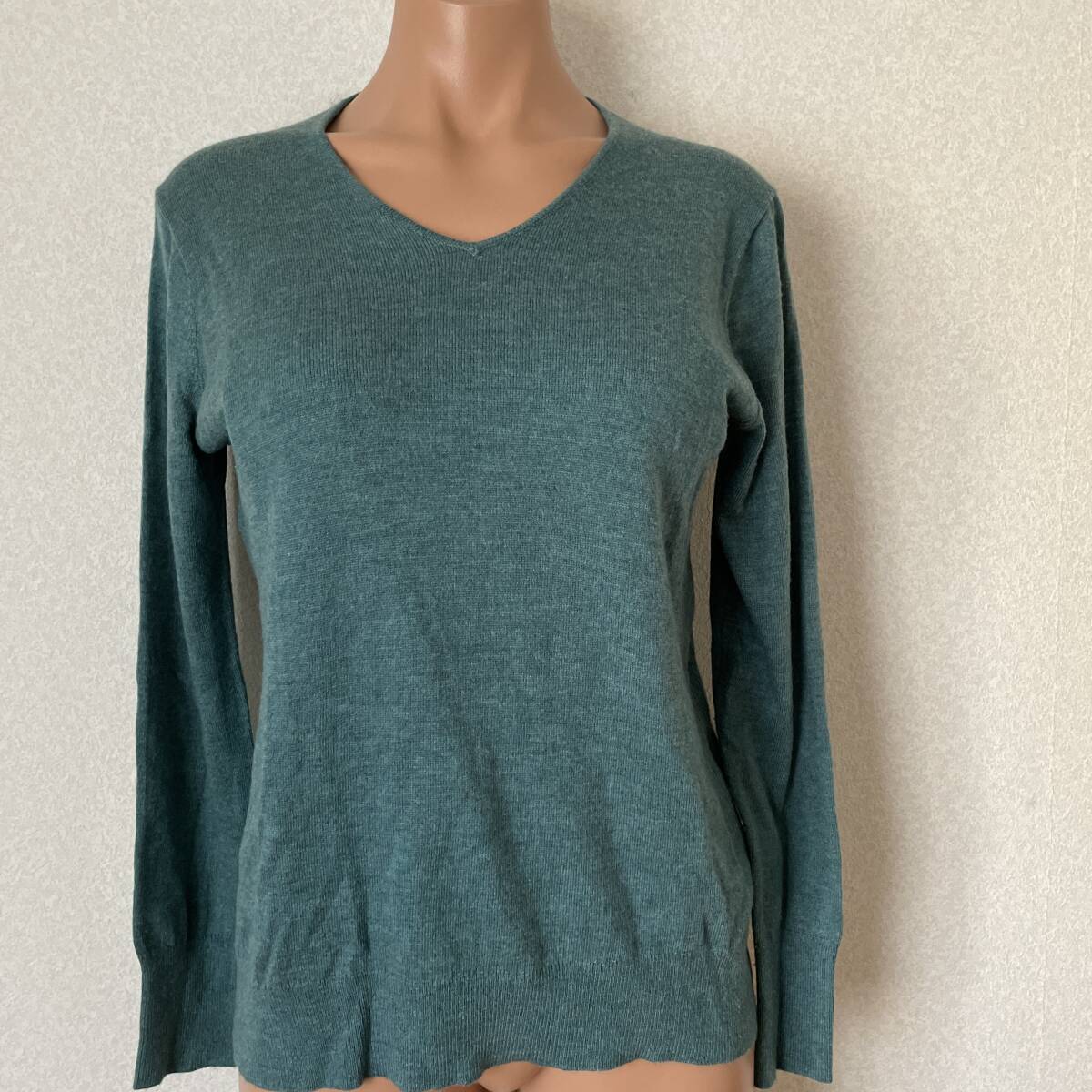 ELEGARMENT クロスプラス Vネックニット セーター 38拍卖