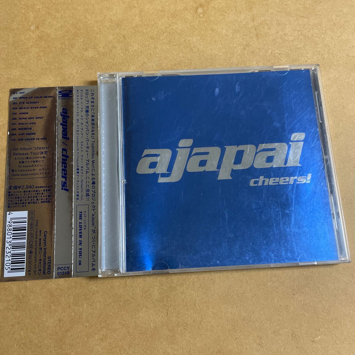 ajapai(森俊彦)/cheers! アジャパイToshihiko Mori 検)JAZZADELIC ハウス TOWA TEIテイ・トウワSP-1200 Productions 坂本龍一 GEISHA GIRLS拍卖