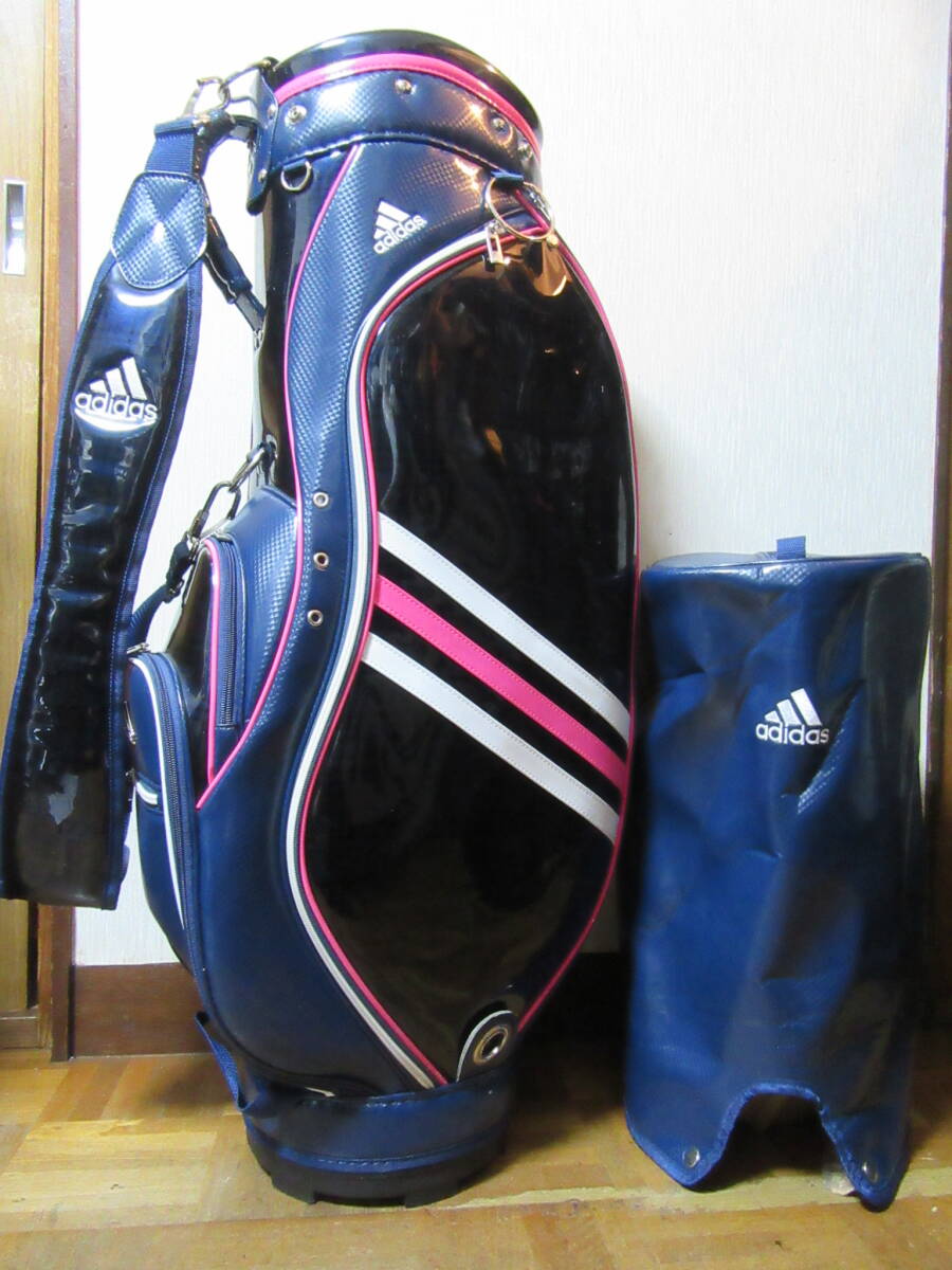 ★☆レディース★アディダス★adidas★キャディ-バック★ネイビー系★☆★拍卖