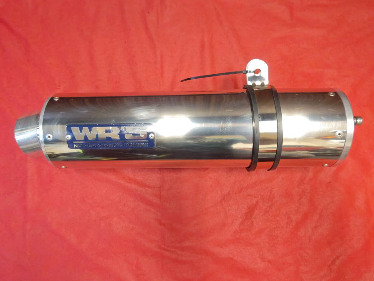 インパルス400 ダブルアールズ スリップオン ステンレス サイレンサー GK7CA WR'S ラウンドタイプ マフラー JMCA GSX400 IMPULSE拍卖