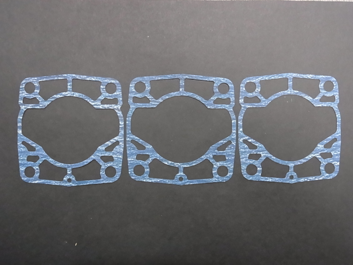 【OUTLINE製品】GT380 シリンダベース、ガスケット3枚セット(1台分)▲アウトライン製▲SUZUKI▲サンパチ▲11241-33000×3拍卖