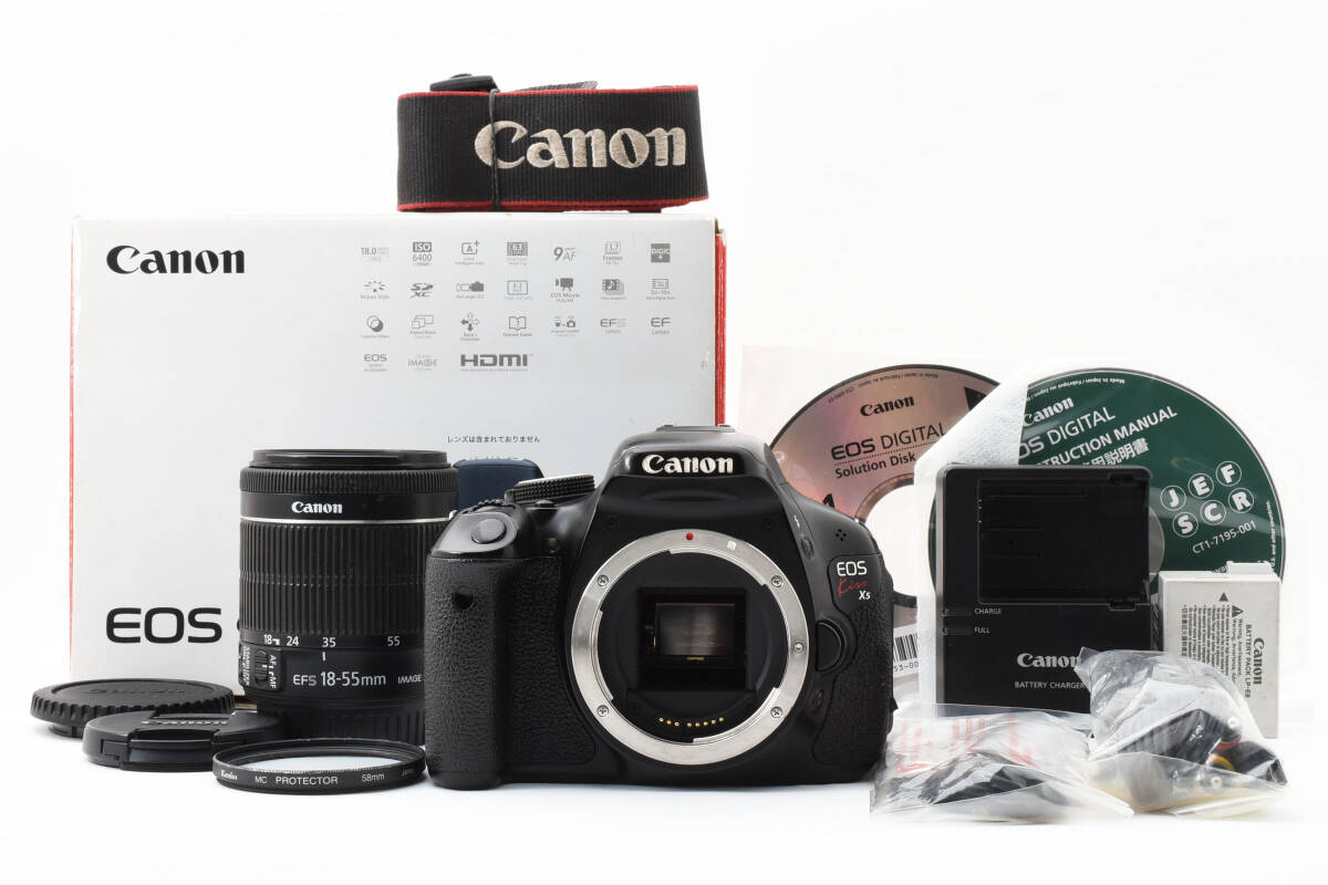 ★☆CANON EOS KiSS X5 EF-S 18-55mm f3.5-5.6 iS STM キヤノン デジタル一眼 カメラ #685☆★拍卖