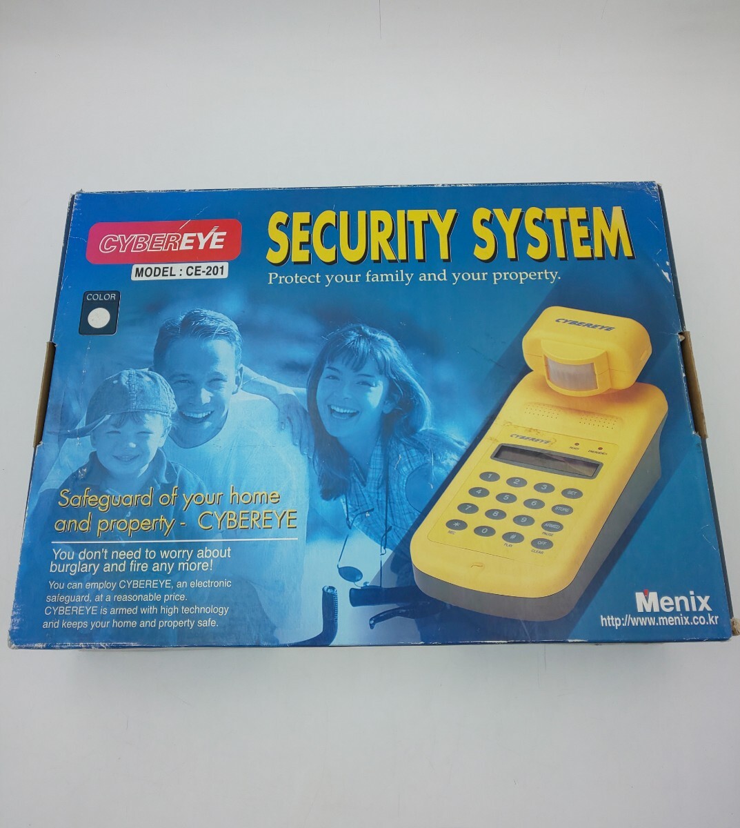 ☆未使用 Menix CYBEREYE SECURITY SYSTEM CE-201 ホワイト☆ サイバーアイ セキュリティシステム拍卖