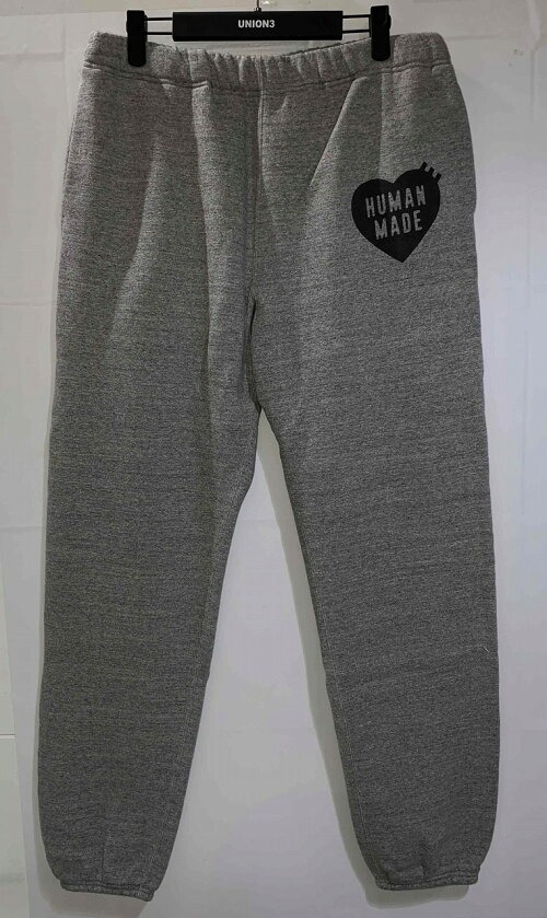 HUMAN MADE 23ss HEART LOGO SWEATPANTS SIZE-XXL HM25PT016 ヒューマンメイド ハートロゴスウェットパンツ拍卖