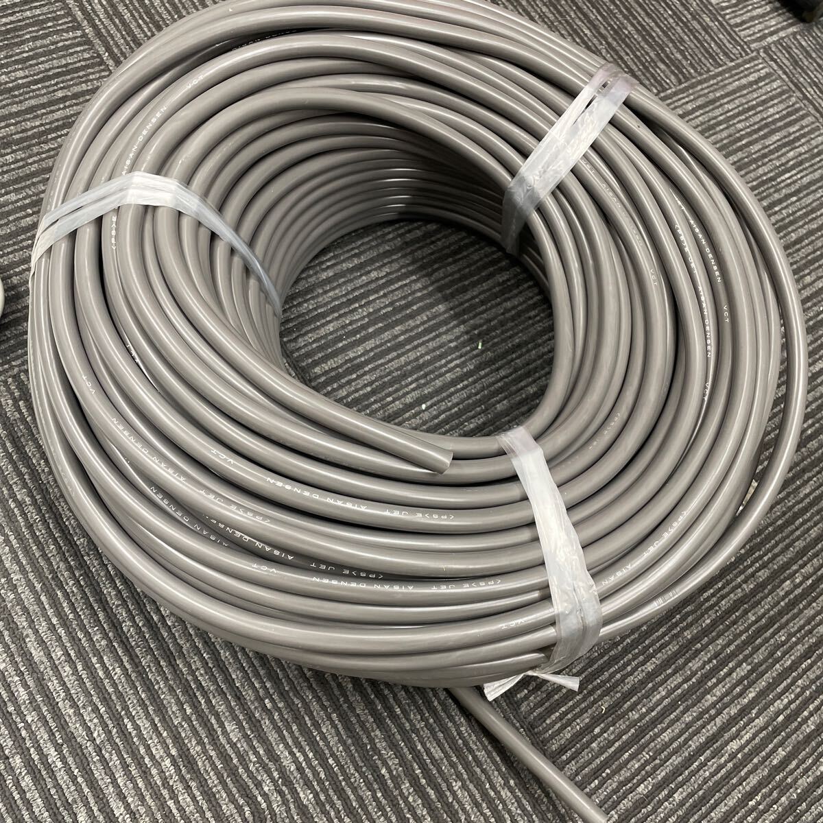 refle0 【現状品】愛三 電線 〈PS〉E JET AISAN DENSEN VCT 3芯 残数不明 重さ14.4kg 【C】拍卖