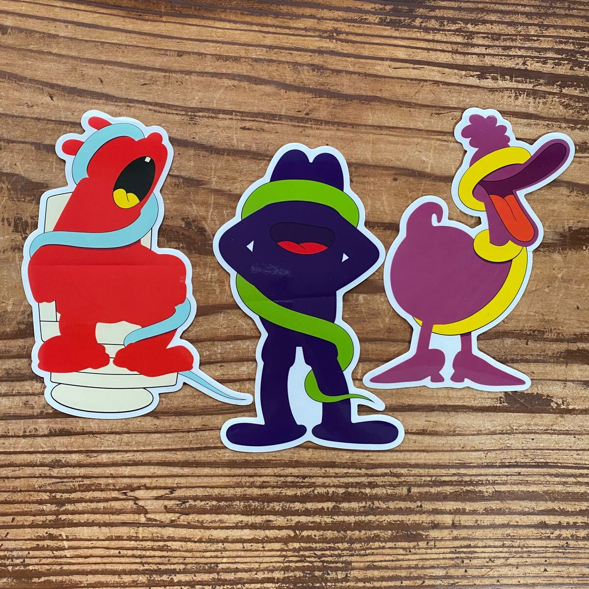 【KAWS OriginalFake カウズ オリジナルフェイク メディコムトイ medicom toy ステッカー シール 3枚セット 未使用 正規品】拍卖