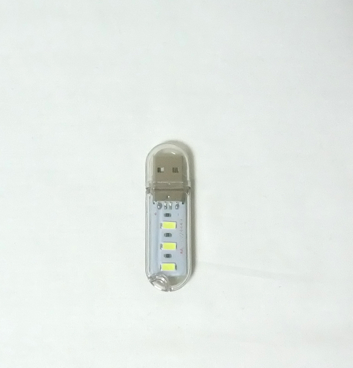 USB接続LEDライト白色(3LED、高輝度、新品)拍卖
