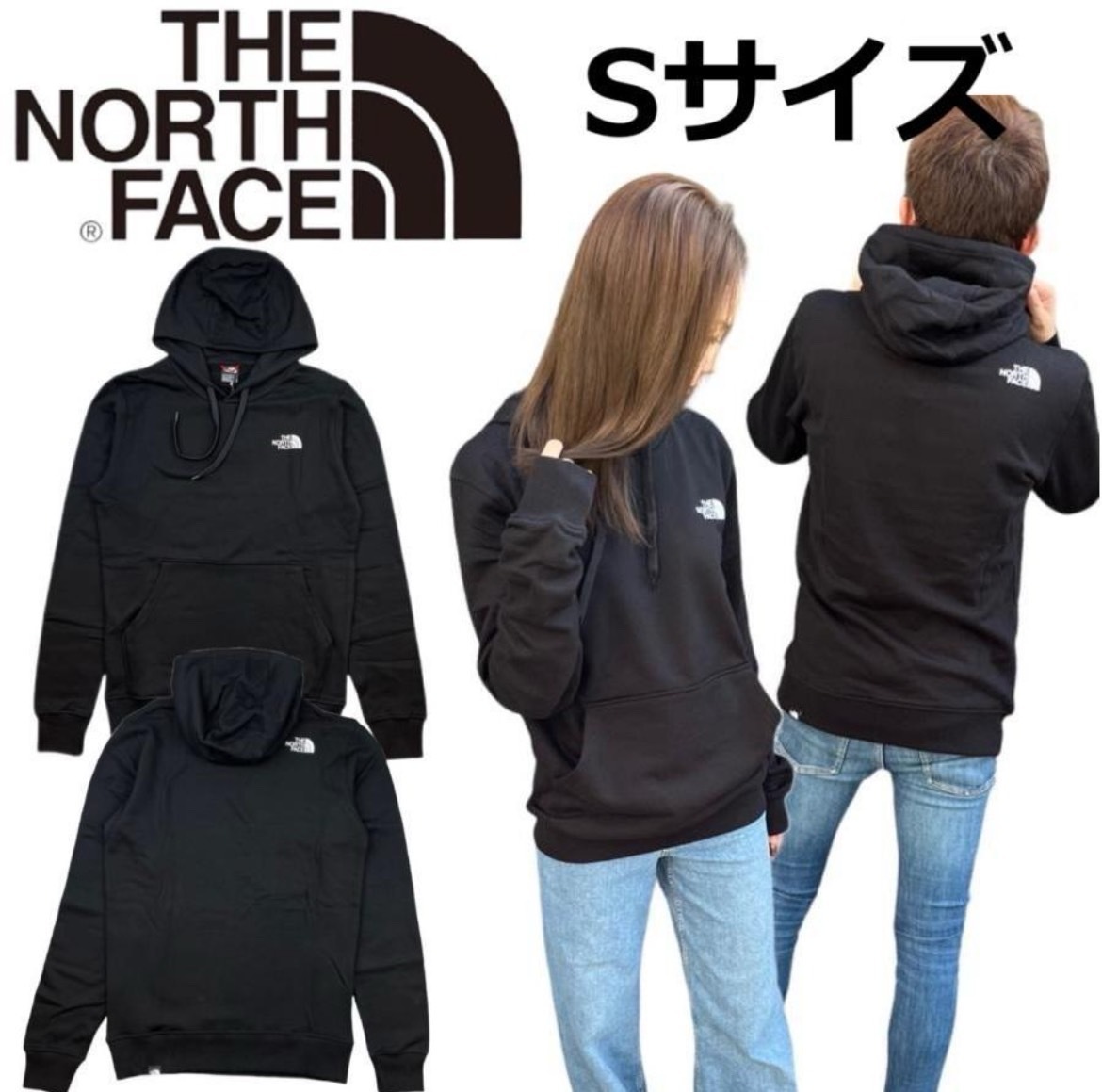 ザ ノースフェイス パーカー フーディー NF0A7X1J/NF0A89FC メンズ 裏起毛 プルオーバー MENS SIMPLE DOME HOODIE ブラック Sサイズ拍卖
