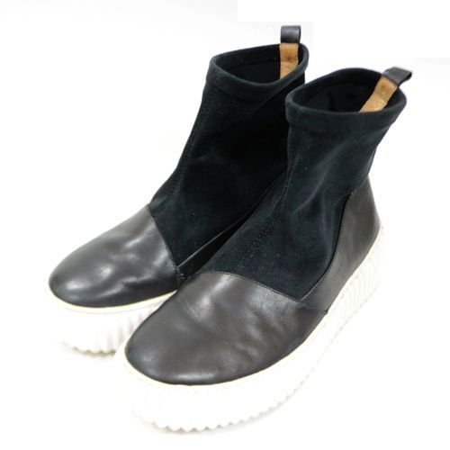 ISSEY MIYAKE × UNITED NUDE ショートブーツ 39 ブラック拍卖