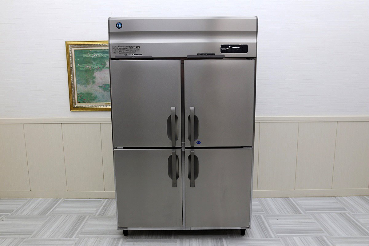 19年製 超美品!ホシザキ星崎 4ドア 1200×650 冷凍冷蔵庫 1凍3蔵 フリーザー付 三相200V HRF-120AT3 厨房店舗業務用拍卖