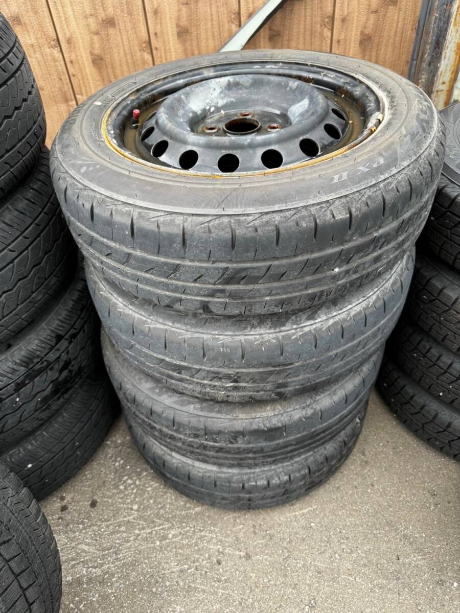 Y1169 175/65R15 BRIDGESTONE ブリジストン 2022年 PCD100 4H 6J 4本セット拍卖