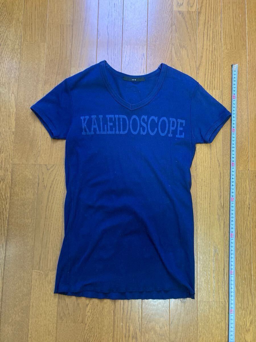 AKM!濃ネイビーTシャツ・サイズM スリム 綿100%拍卖