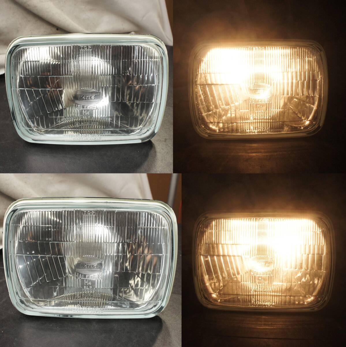 点灯OK 左右セット ヘッドライト タウンエース ハイゼット ボンゴ他 ハロゲン ヘッドランプ 助手席側 運転席側 997-19541 純正 @2015d拍卖