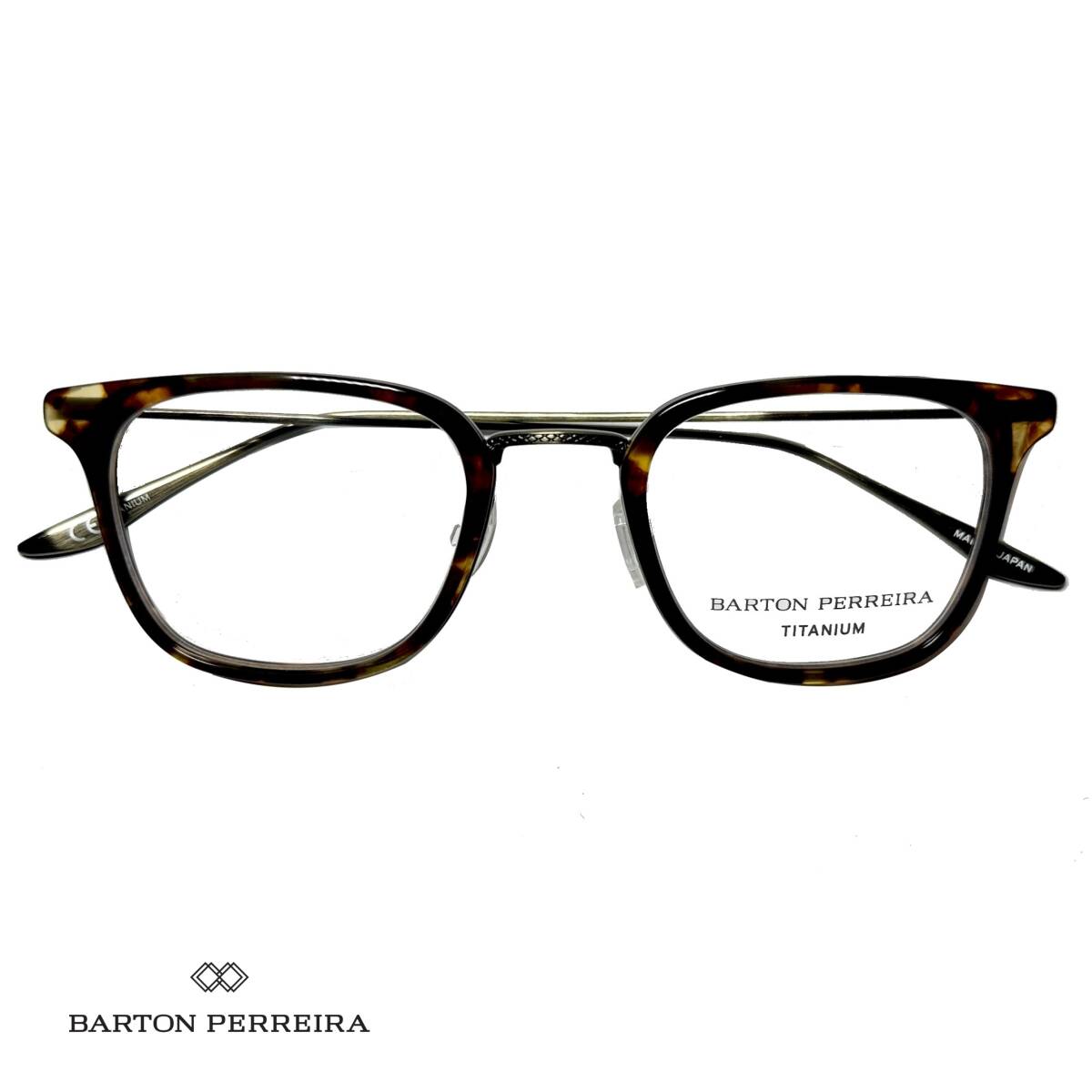バートンペレイラ HEALEY CHE/ANG 正規日本製 メガネ 純正ケース付き チタン素材 Barton Perreira 米国ブランド拍卖