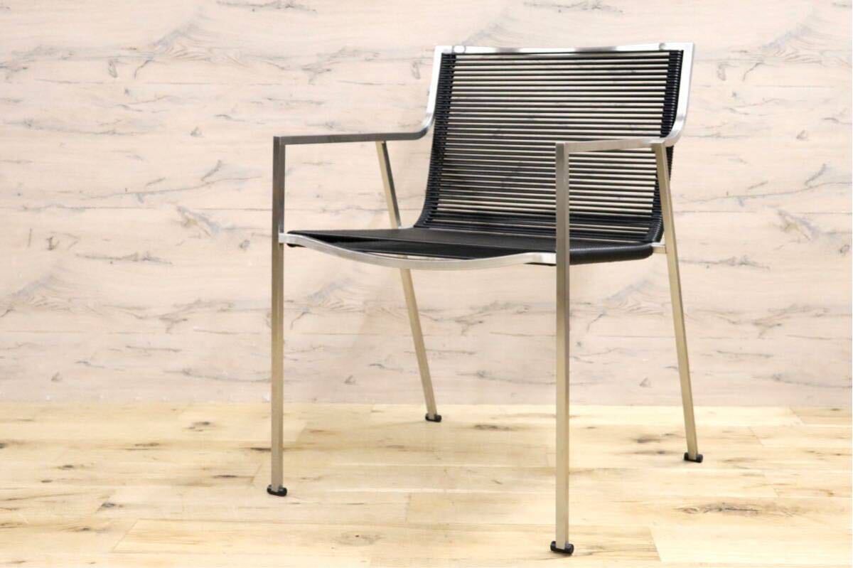 GMHO32H○CORO / コロ アームチェア オフィス ダイニングチェア 椅子 ナイロン強化PVCコード スチール イタリアモダン 約12万拍卖