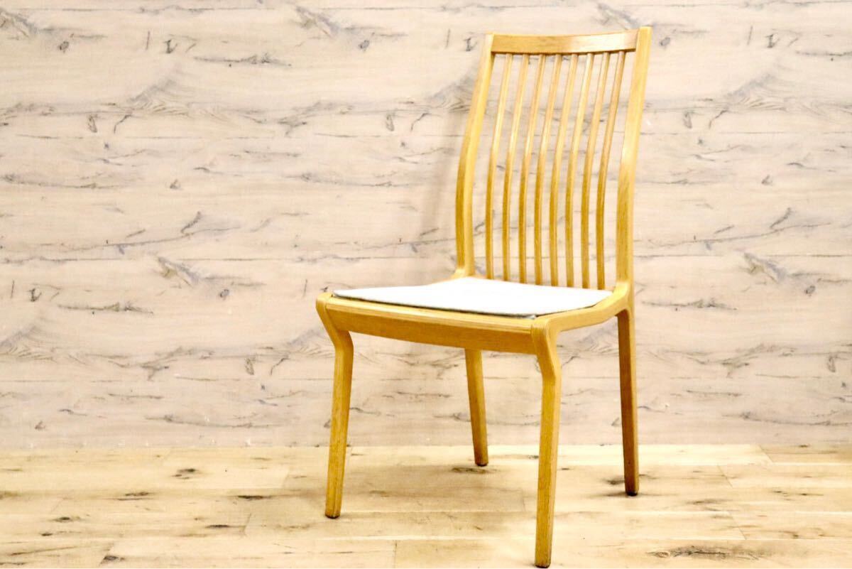 GMGS91B○Tendo / 天童木工 ダイニングチェア 椅子 食卓椅子 アームレスチェア 曲木 天然木 ナチュラル拍卖