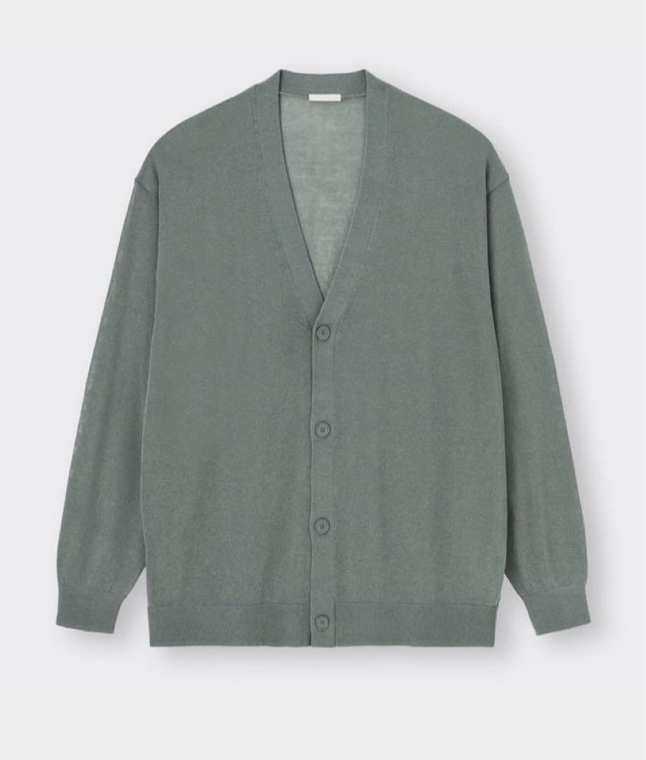 シアーニットカーディガン(長袖) gu DARK GREEN L UNIQLO 346345 ダークグリーン MB まとめ げんじ Genji ウルマ ユニクロ ユー U 中瀬敦拍卖