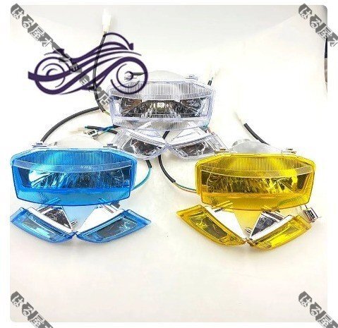 【送料無料】ホンダdio 50cc AF17 AF18 AF25オートバイスクーターライトヘッドライト 選べるカラー拍卖