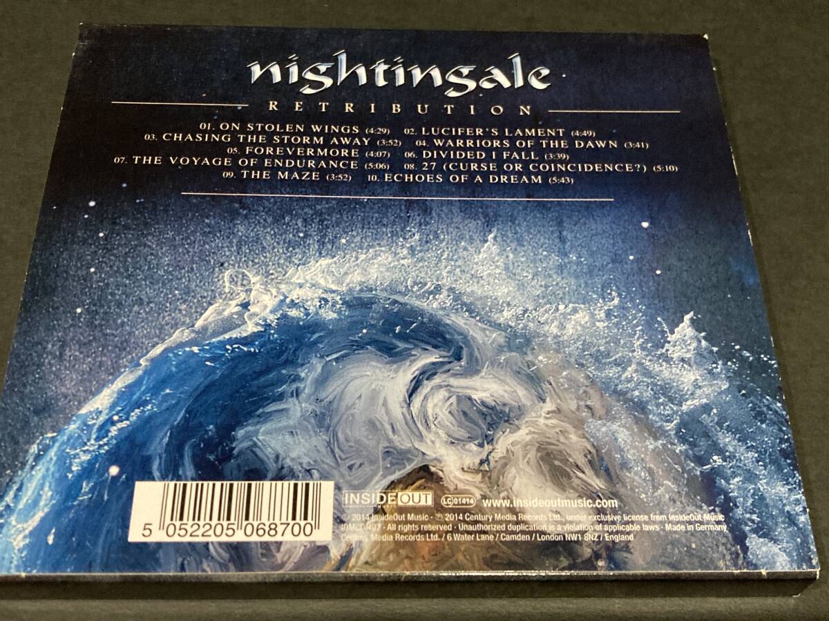 ゴシック・メタル Nightingale / Retribution 元EDGE OF SANITY Dan Swano 輸入盤CD 入手困難拍卖