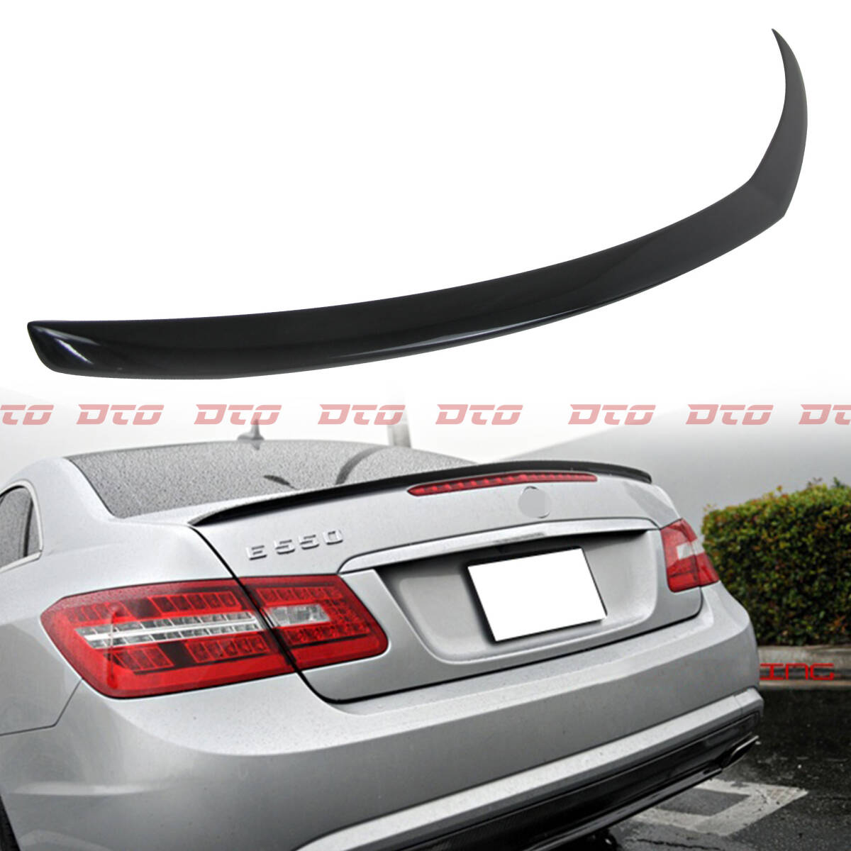 【何色でも塗装可能】AMG Type 2009-2016 ベンツ Eクラス C207 クーペ 塗装費込 トランクスポイラー リアスポイラー拍卖
