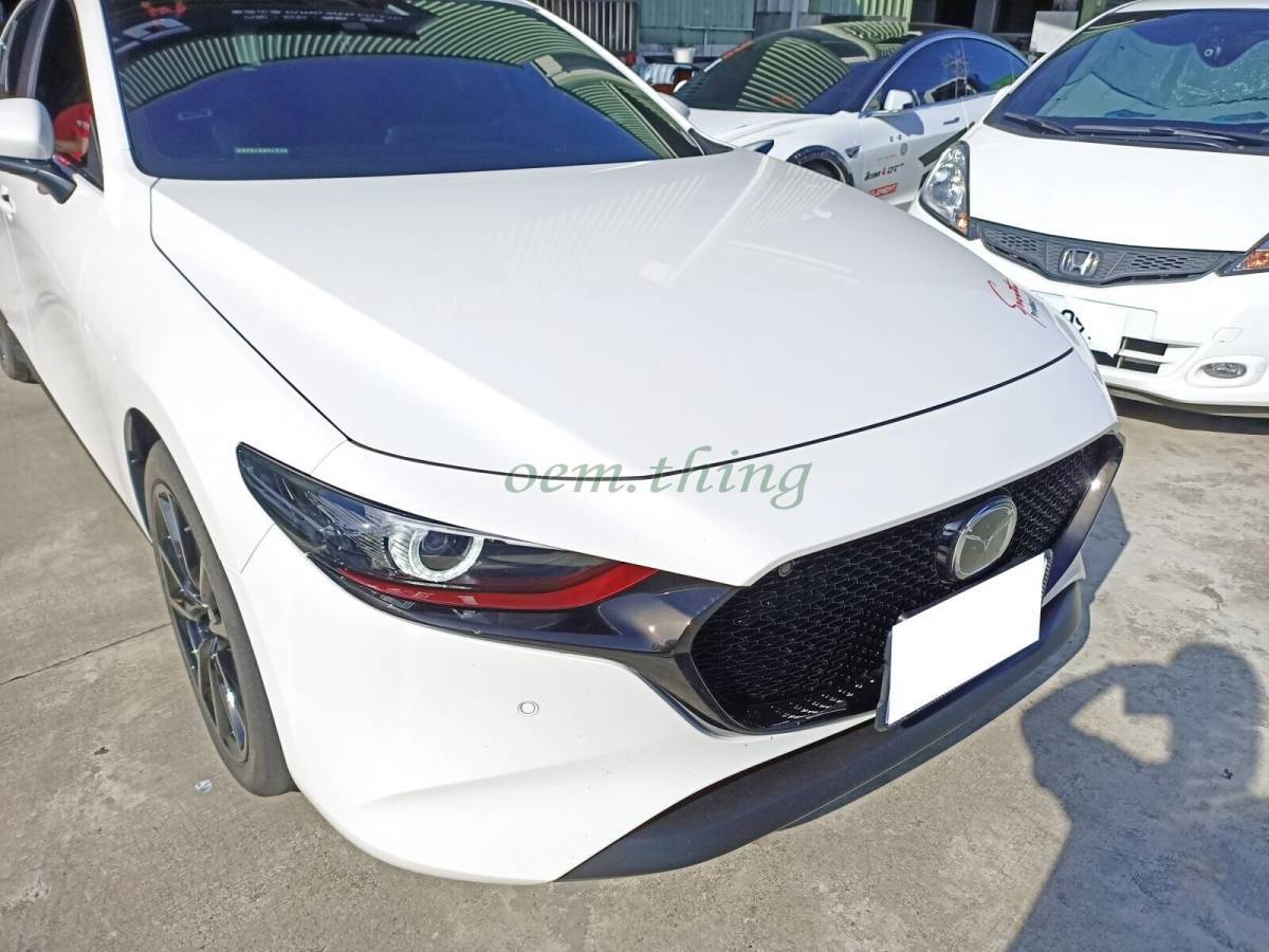 【何色でも塗装可能】マツダ3 MAZDA3 BP系 四代目 アクセラ セダン/ファストバック 塗装費込 フロントアイライン 左右セット拍卖