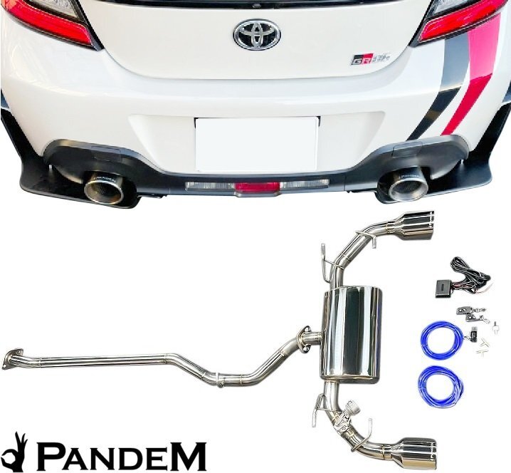 【M’s】 スバル BRZ ZD8 (2021y-) PANDEM 可変バルブ付 エキゾースト マフラー パンデム パーツ 部品 左右2本出し オーバル カスタム 新型拍卖