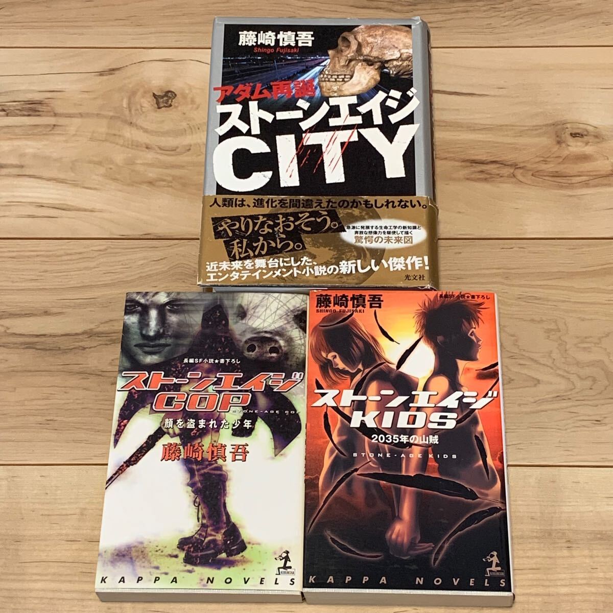 初版set 藤崎慎吾 ストーンエイジシリーズ 光文社刊 SF拍卖