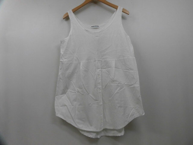 RODEO CROWNS ロデオクラウンズ ノースリーブ チュニック 切り替え シャツ タンクトップ トップス ホワイト 白 フリーサイズ拍卖
