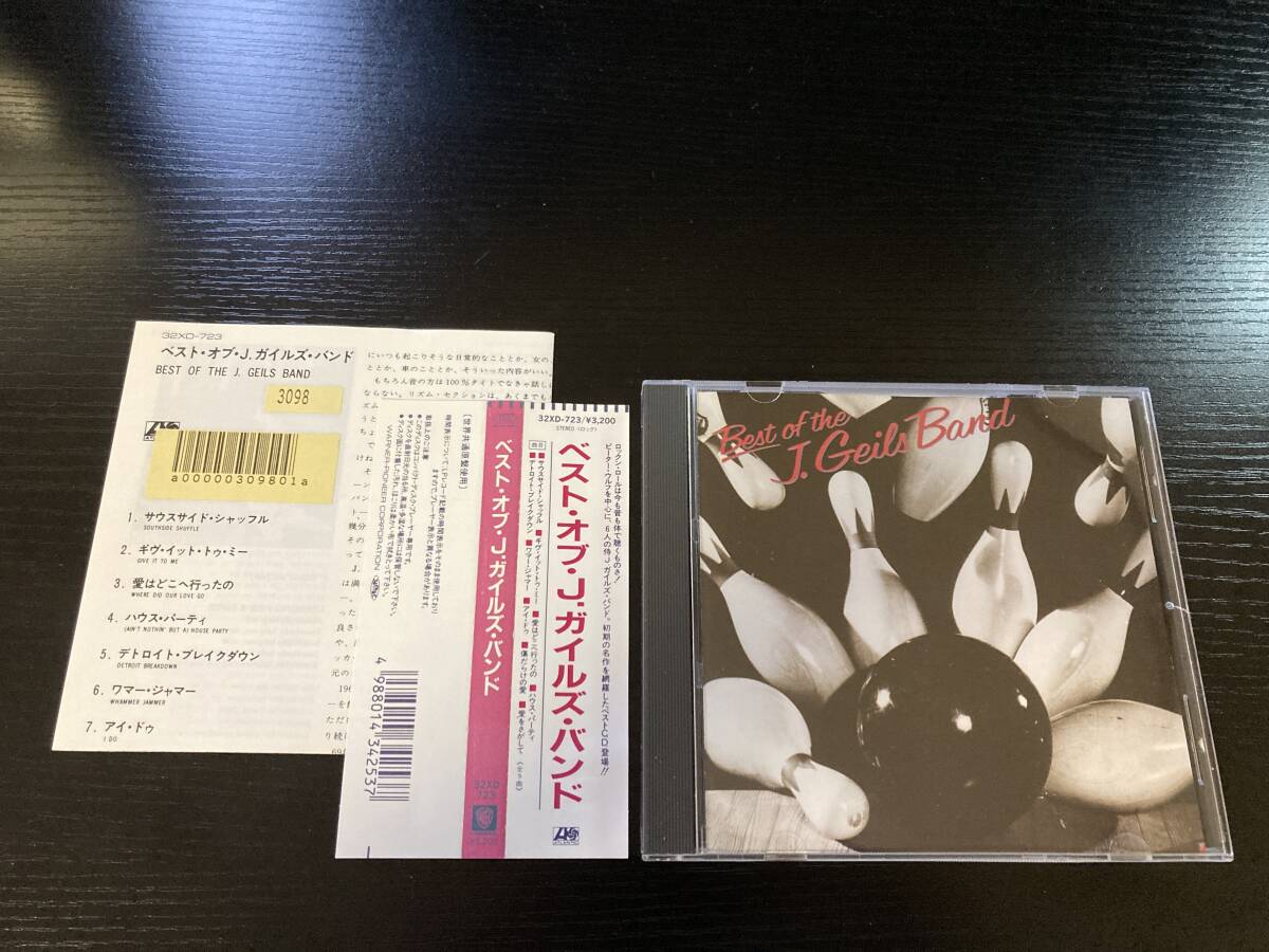 BEST OF J. GEILS BAND 国内盤CD 消費税表記なし ベストオブJガイルズバンド J.ガイルズバンド拍卖