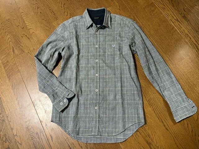 ブラックレーベルクレストブリッジ チェックシャツ M b756拍卖