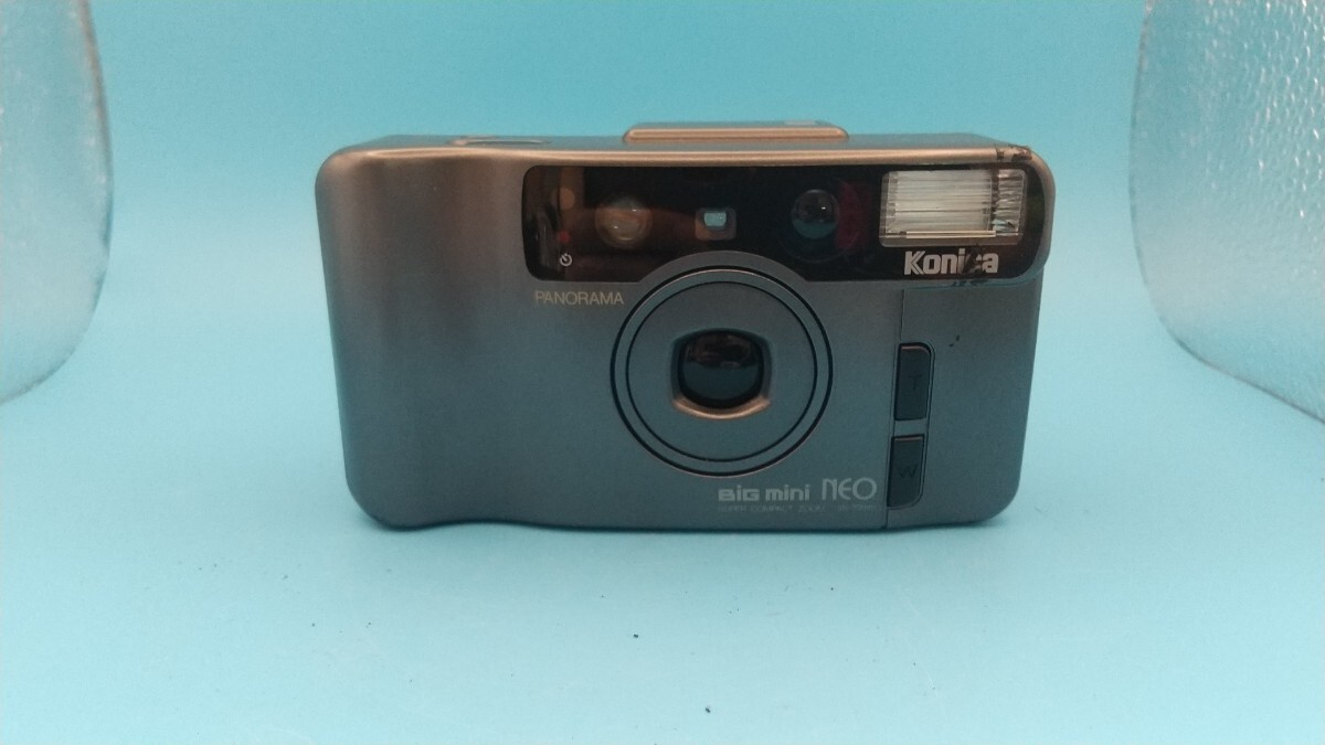 K566 KONICA BiG Min NEO /フィルムカメラ/コニカ/コンパクトカメラ/ 動作未確認 現状品 JUNK拍卖