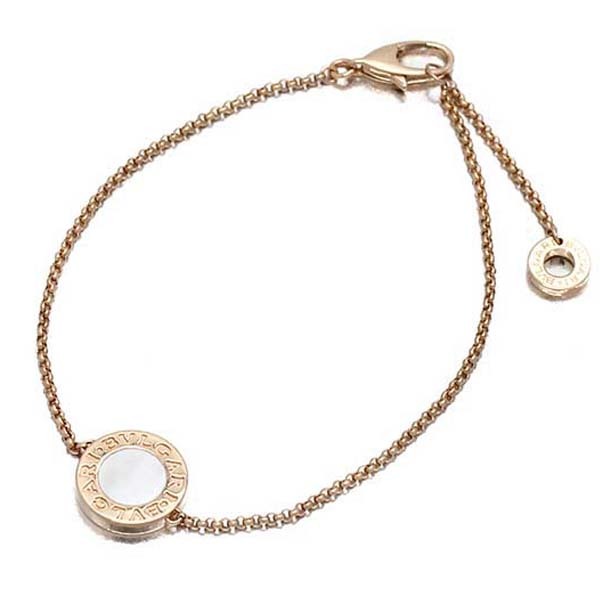 ブルガリ BVLGARI ブルガリ・ブルガリ SM ホワイトシェル K18PG ブレスレット ピンクゴールド750 レディース 女性 プレゼント ブランド拍卖