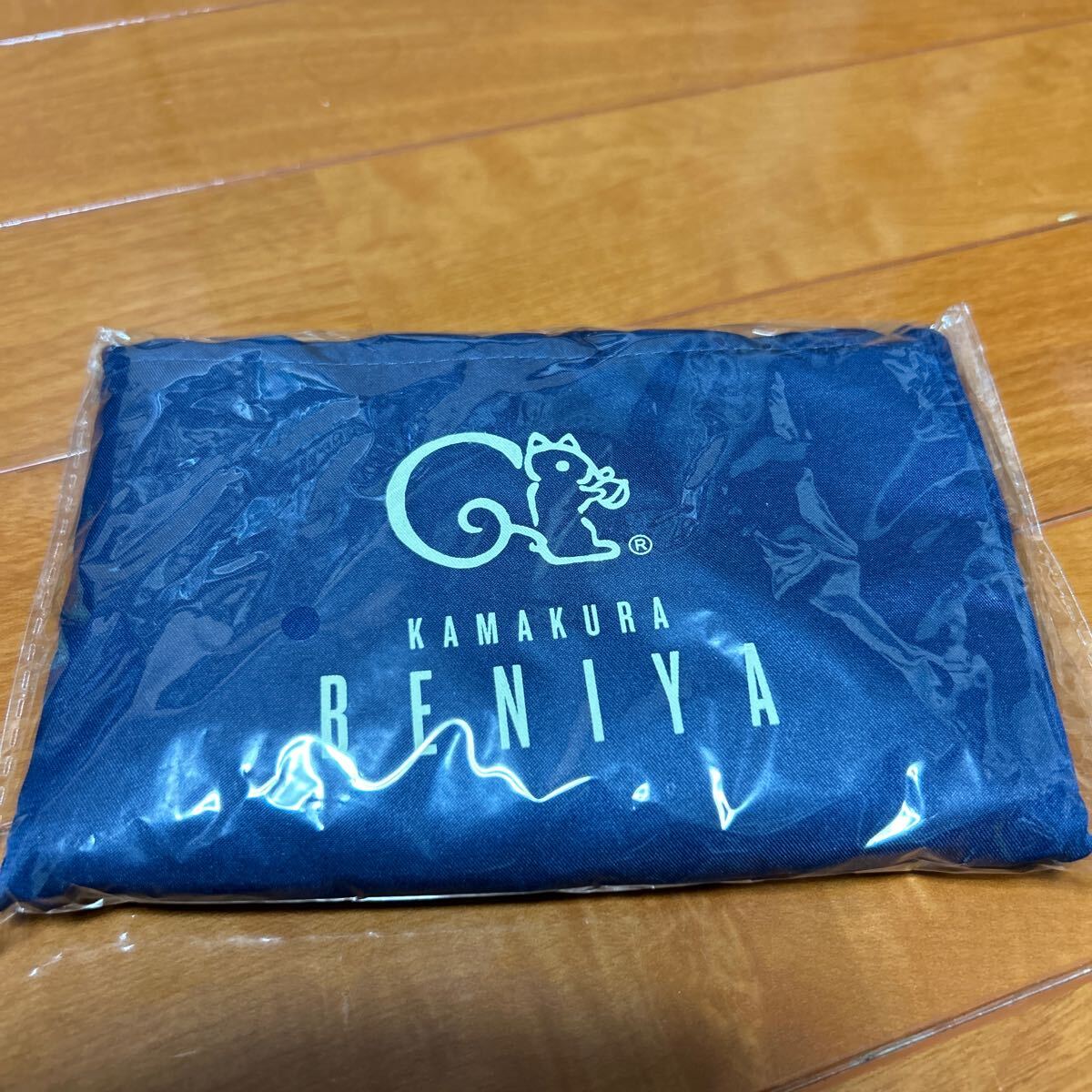 新品未開封 鎌倉紅谷 クルミッ子 エコバッグ カラー紺(ネイビー) くるみっこ トートバッグ拍卖