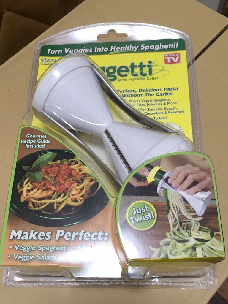 【即決】Veggetti らせん状 野菜スライサー 新品未使用品拍卖