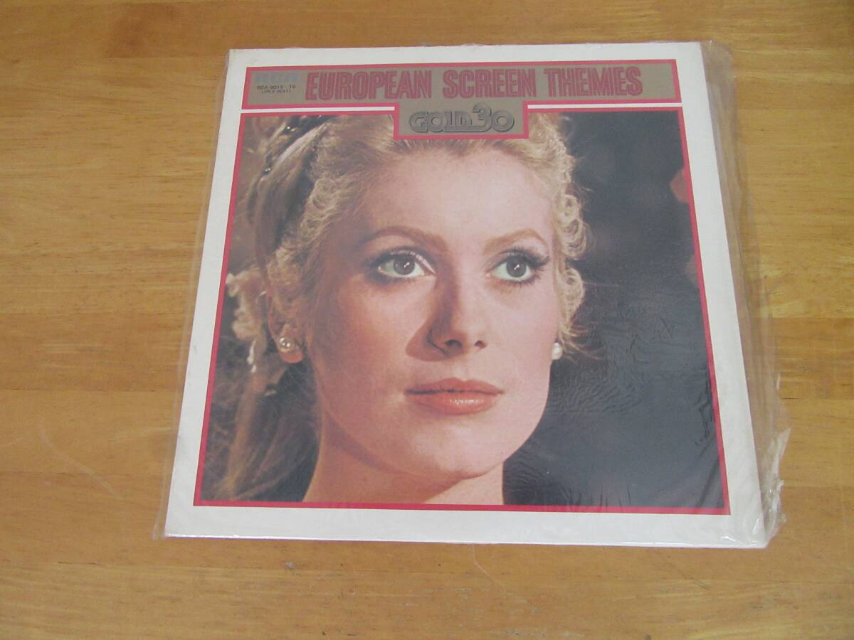 ★European Screen Themes GOLD30★第三の男 禁じられた遊び 太陽がいっぱい 夜霧のしのび逢い 男と女 ロミオとジュリエット 他☆2枚組LP☆拍卖