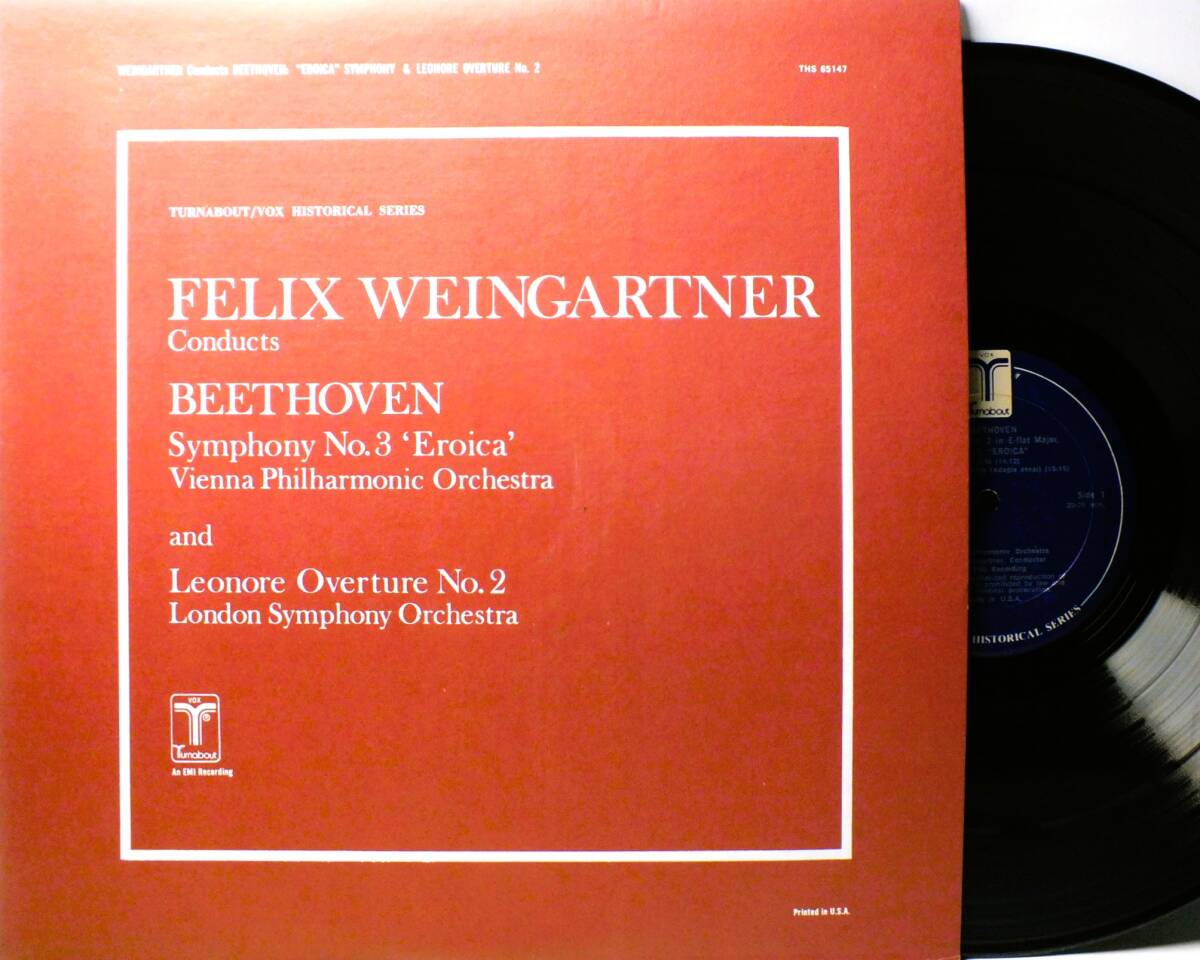 LP THS 65147 フェリックス・ワインガルトナー ベートーヴェン 交響曲 第3番 レオノーレ序曲 【8商品以上同梱で送料無料】拍卖