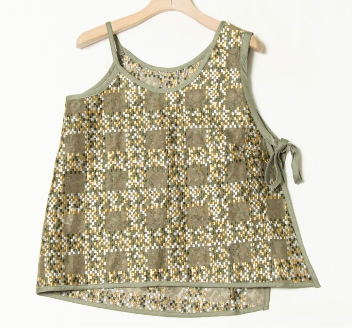 美品3万円程●YASUTOSHI EZUMI ノースリーブブラウス レディースM拍卖