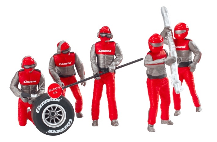 Carrera 20021131 メカニックフィギュア5体セット レッド拍卖