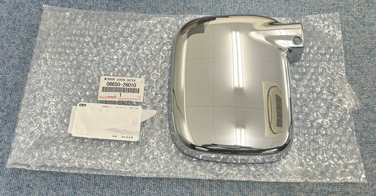 【未使用品】トヨタ ハイエース リヤアンダーミラーメッキカバー プライマー付き 08650-26010 TOYOTA 08867-00230 HIACE 200系 KDH TRH拍卖