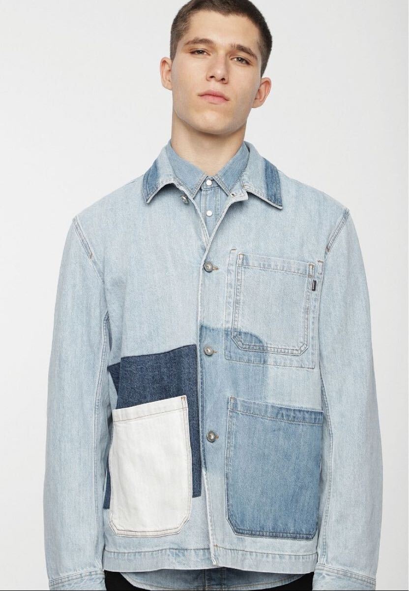 DIESEL D-KIM/パッチワーク/カバーオール コットン/インディゴ拍卖