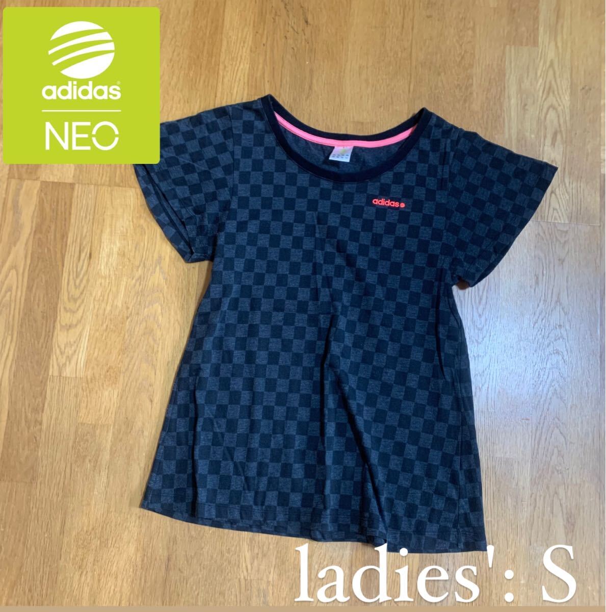 【アディダスネオ】レディース 半袖 Tシャツ Sサイズ マラソン ランニング拍卖