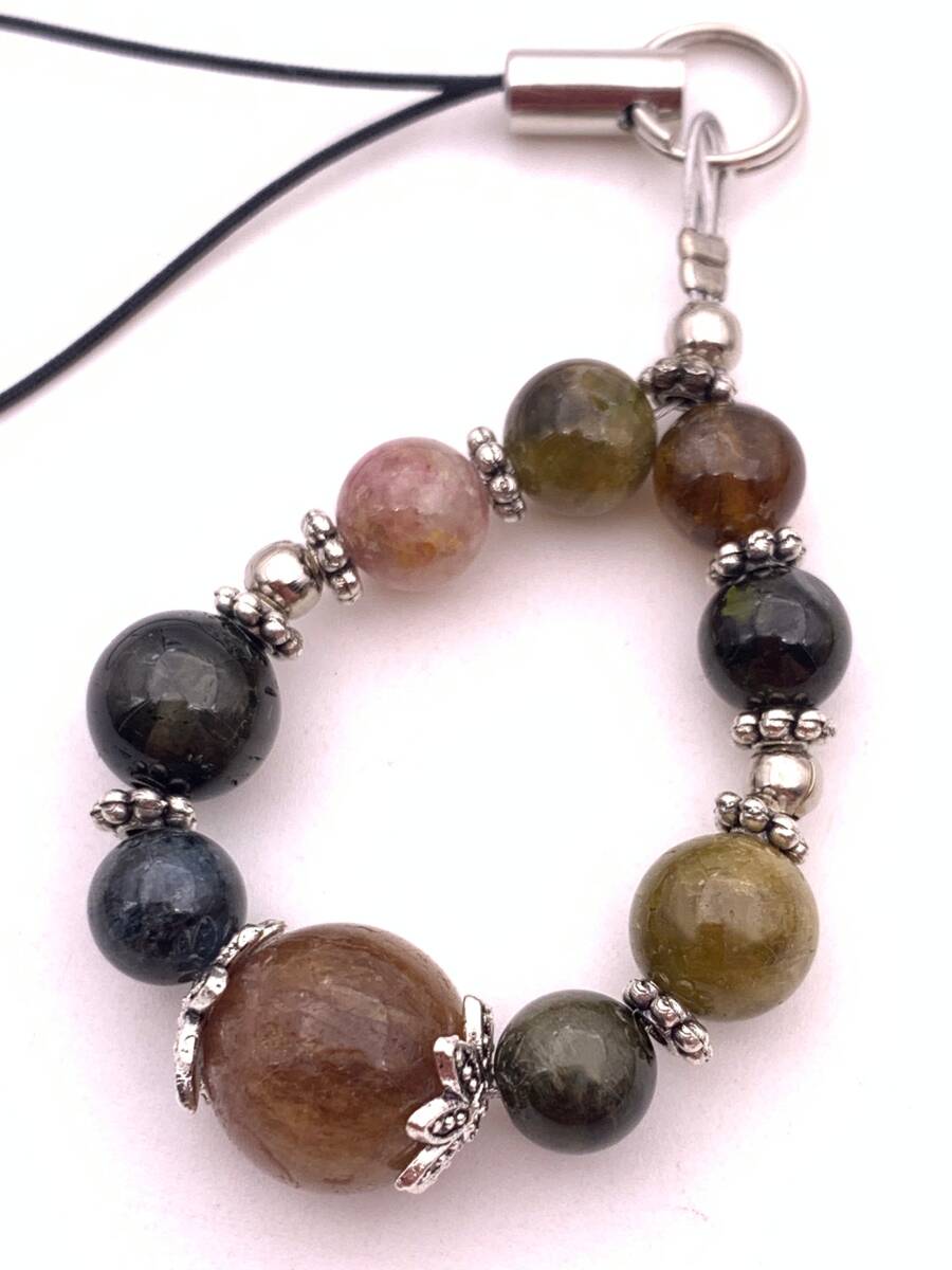 天然石トルマリン(電気石)AAAのストラップ -05拍卖